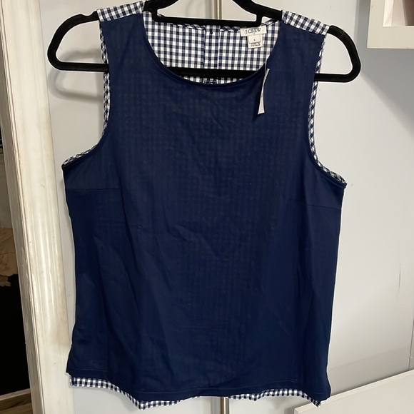 J. Crew Blue Tank Top Size S - Picture 2 of 7